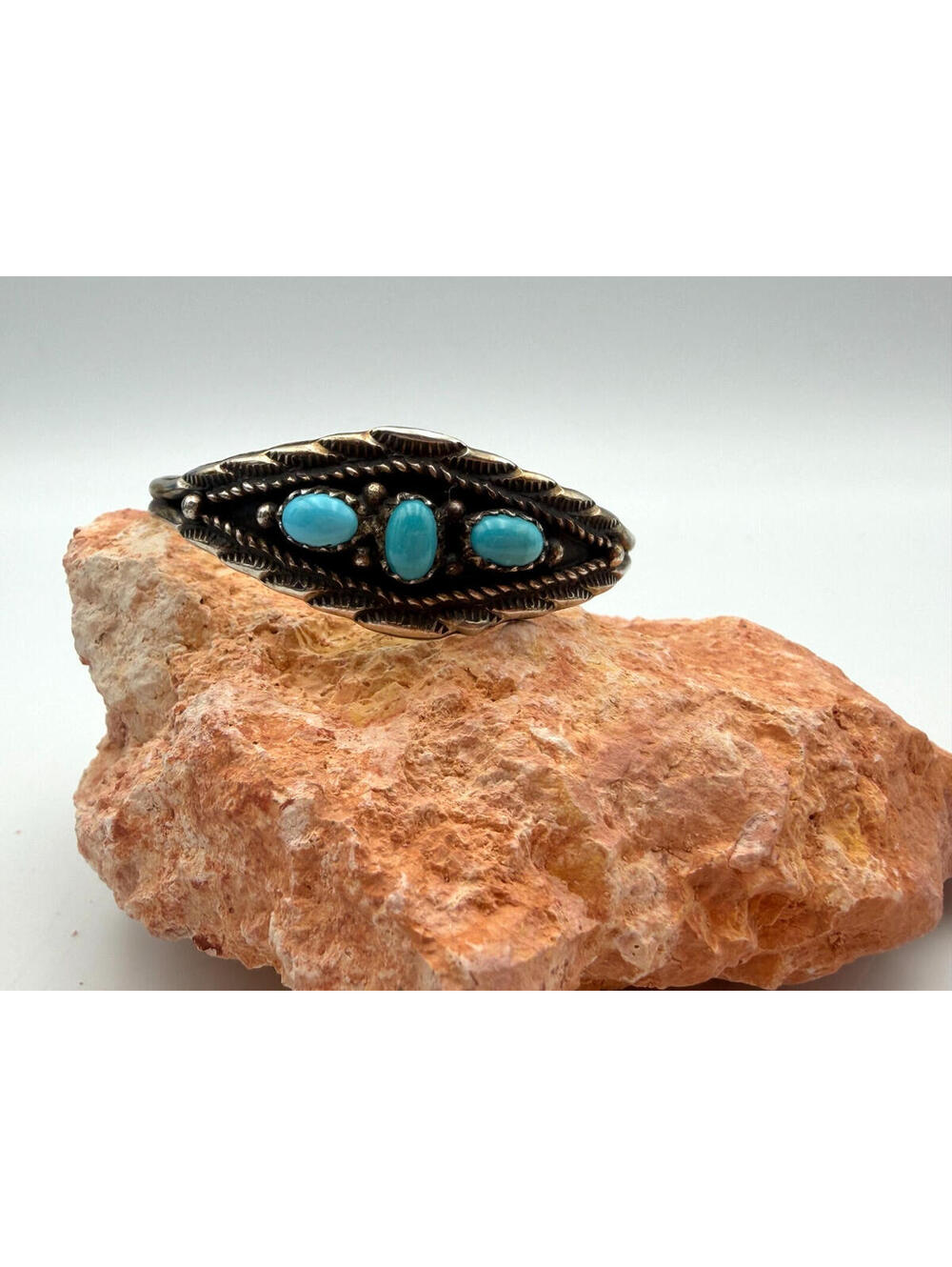 Native American Navajo Child's Sterling Silver Cuff Bracelet